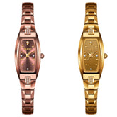 OLEVS 5501 Diamond Small Dial Tungsten Steel Bracelet Quartz Watch for Ladies